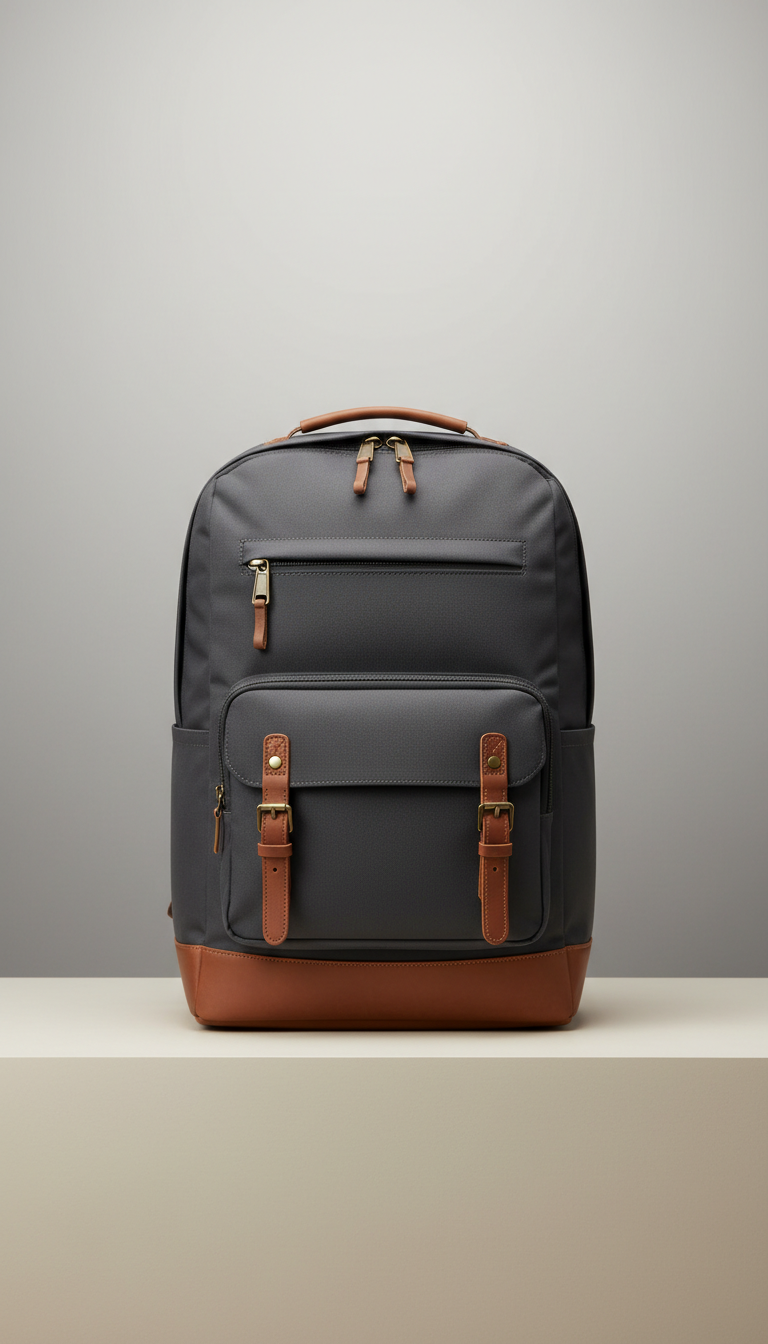 Mochila de viaje con herrajes premium